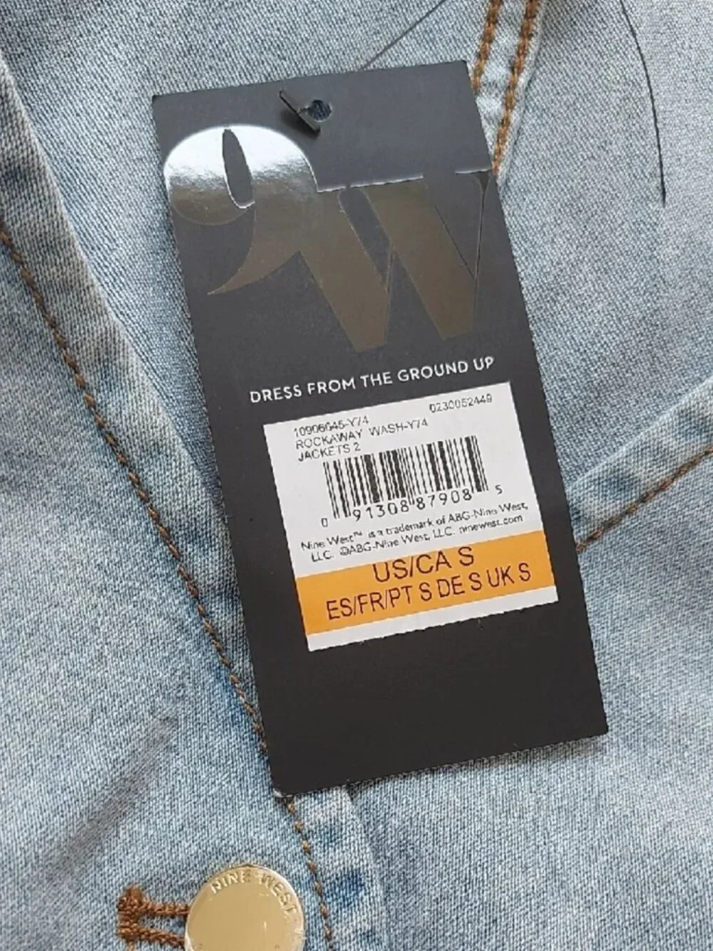 Y2k 90s Edgy Sleeveless Stretch Blue Denim Vest Small Vneck Button Down Crop Top